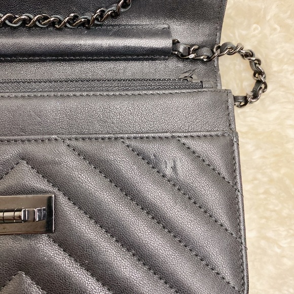 CHANEL WOC WALLET ON CHAIN SO BLACK - Picture 11 of 14